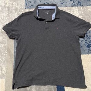 Tommy Hilfiger Men's Charcoal Polo Shirt